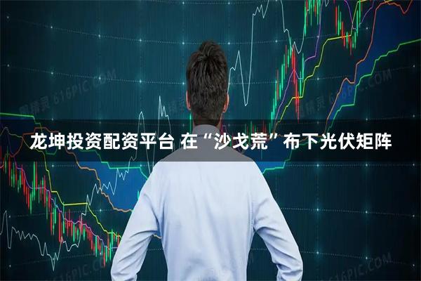 龙坤投资配资平台 在“沙戈荒”布下光伏矩阵